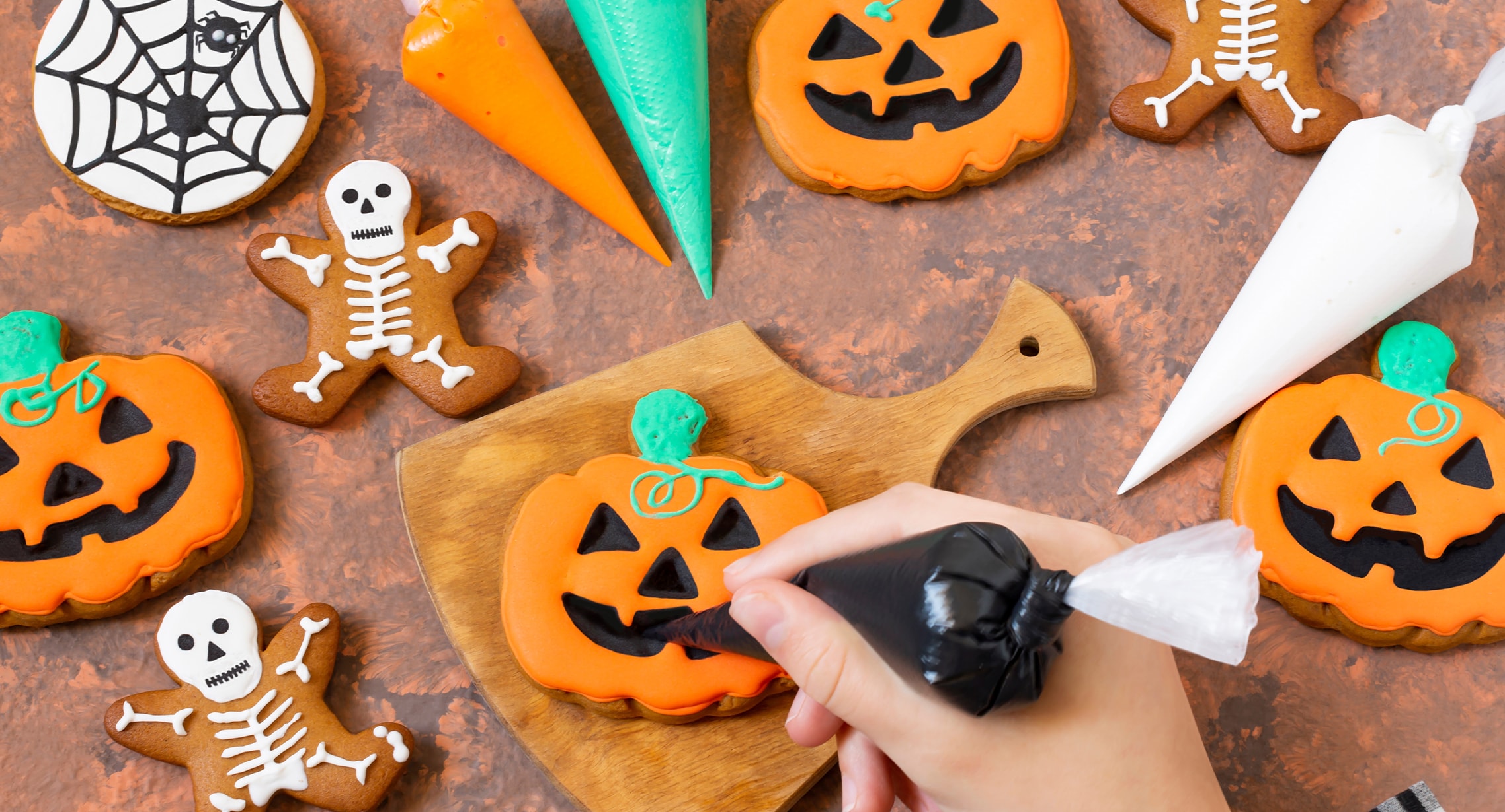 halloween cookie decorating